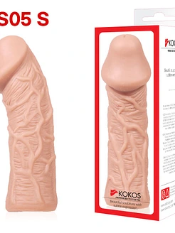 Насадка на член Kokos Extreme Sleeve ES.05 , потовщувальна, стимулюючий рельєф