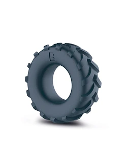 Ерекційне кільце-шина Boners Tire Cock Ring – Grey, внутрішній діаметр 2,5 см