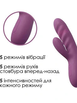 Вібратор-кролик Svakom Avery зі стовбуром