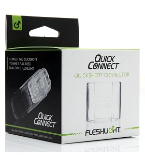 Адаптер Fleshlight Quickshot Quick Connect для з'єднання двох Квікшотов в одну іграшку