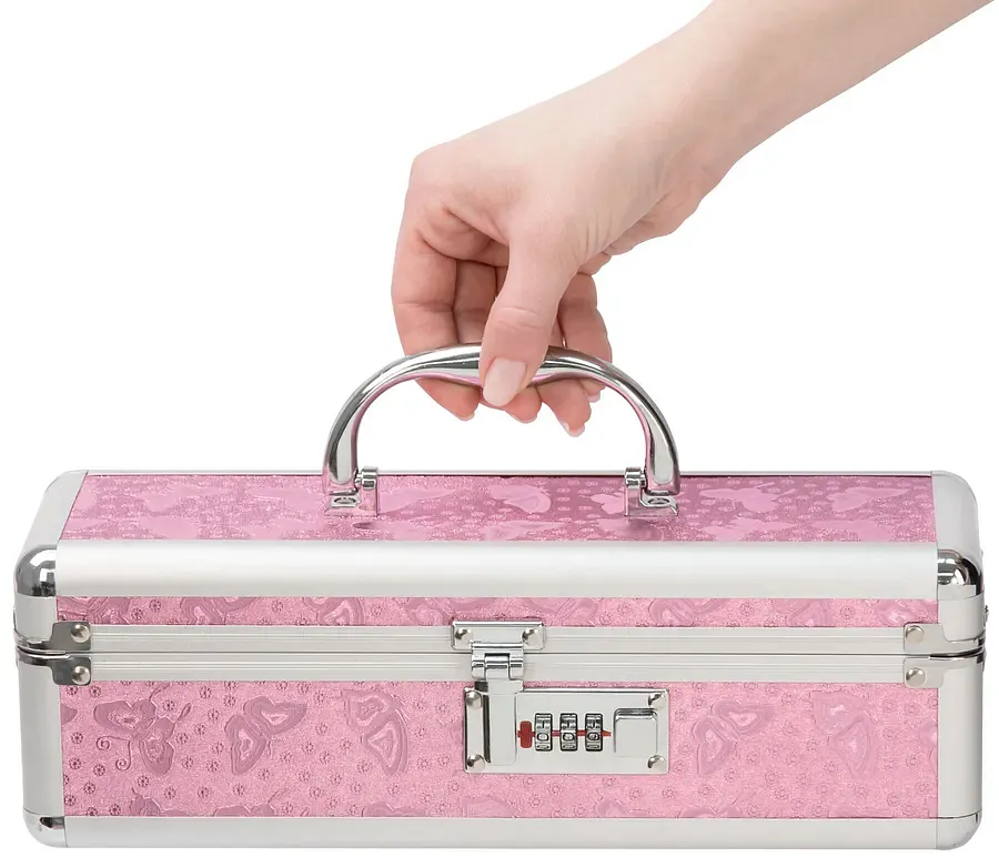 Кейс для зберігання секс-іграшок BMS Factory - The Toy Chest Lokable Vibrator Case з кодовим
