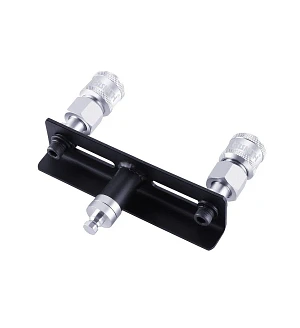 Подвійний конектор для секс-машин Hismith Quick Connector Adapter with Double Head, система KlicLok