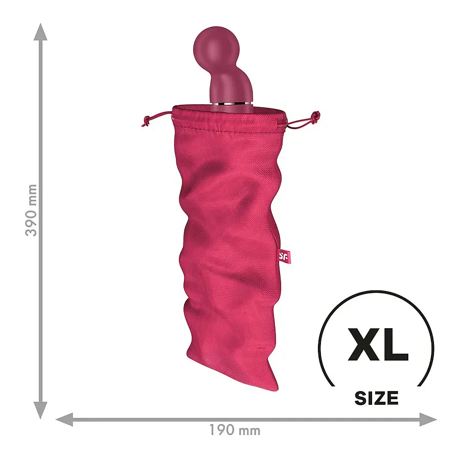 Мішок для секс-іграшок Satisfyer Treasure Bag , чорний, на шнурку