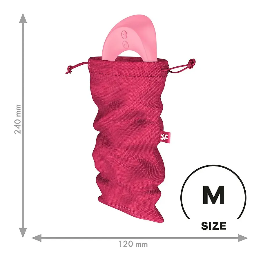 Мішок для секс-іграшок Satisfyer Treasure Bag , чорний, на шнурку