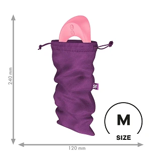 Мішок для секс-іграшок Satisfyer Treasure Bag , чорний, на шнурку