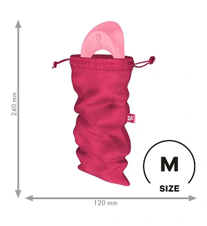 Мішок для секс-іграшок Satisfyer Treasure Bag , чорний, на шнурку