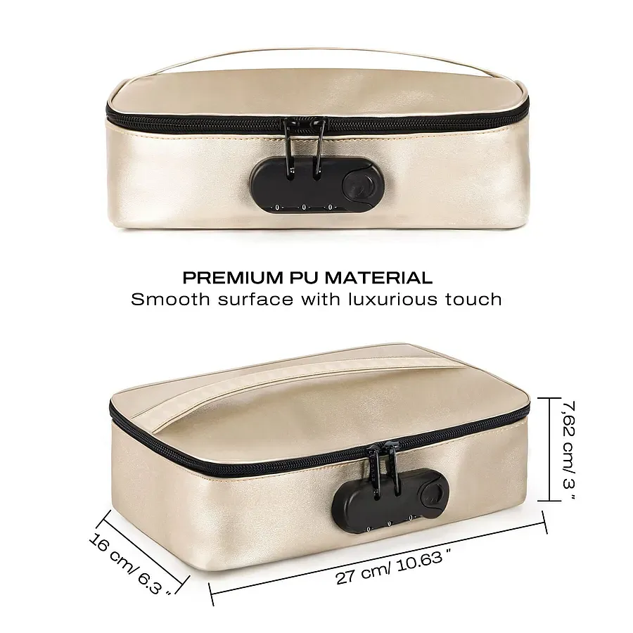 Кейс для іграшок Dorcel DISCREET BOX LUXURY , кодовий замок, 27×16×7,62 см