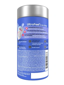 Презервативи ONE Ultra Feel, ультратонкі, з додатковою змазкою, 10 шт, подарункове паковання-тубус