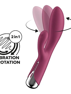 Вібратор-кролик з ротацією Satisfyer Spinning Rabbit 1