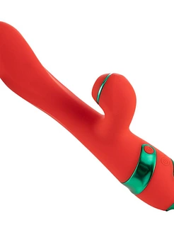 Вібратор-кролик з пульсацією та флогером LOCKINK SEVANDA Whip Vibrating Massage Wand