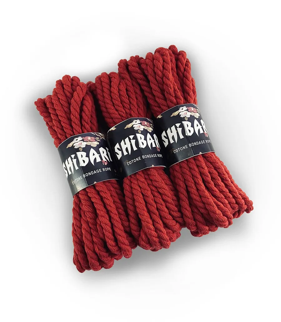 Бавовняна мотузка для шібарі Feral Feelings Shibari Rope, 8 м чорна