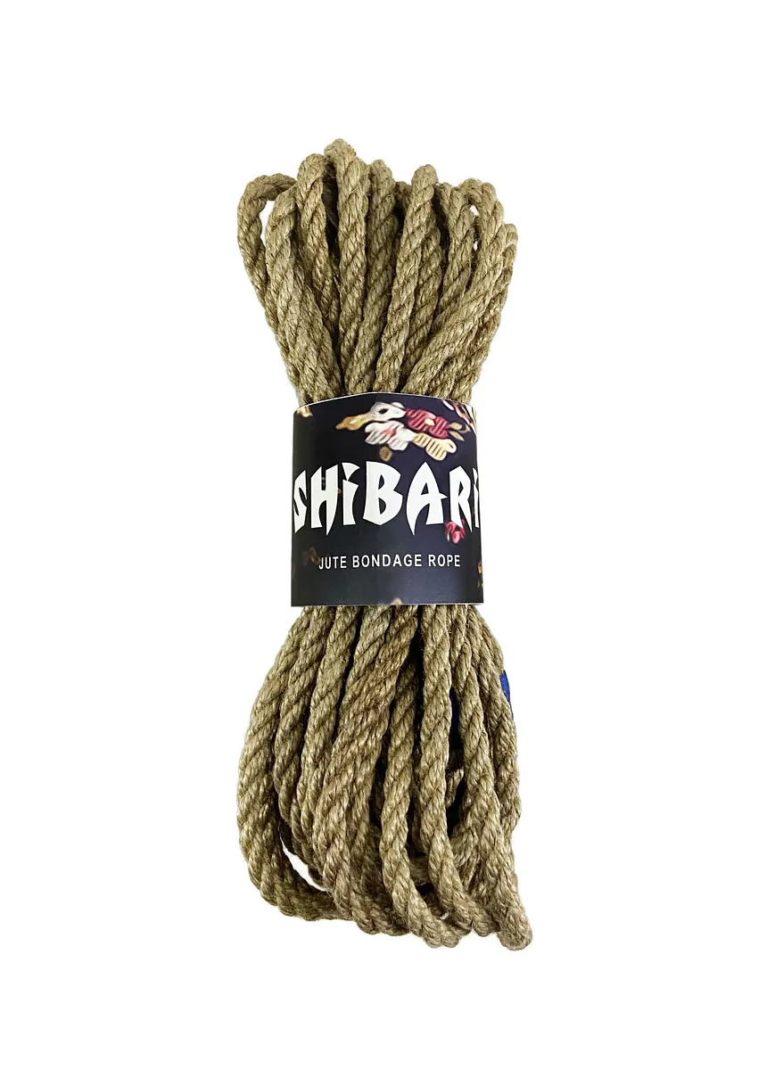 Джутова мотузка для шібарі Feral Feelings Shibari Rope, 8 м червона