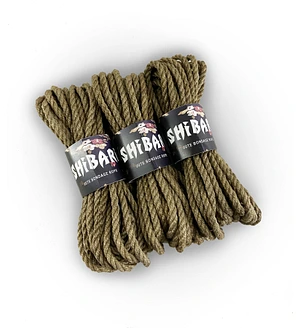 Джутова мотузка для шібарі Feral Feelings Shibari Rope, 8 м червона
