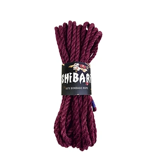 Джутова мотузка для шібарі Feral Feelings Shibari Rope, 8 м червона