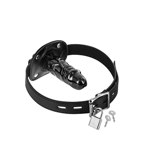 Кляп з великим фаллоімітатором Fetish Tentation Penis Gag T2