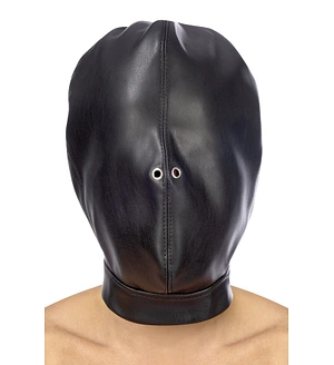 Капюшон для БДСМ Fetish Tentation Closed BDSM hood in leatherette