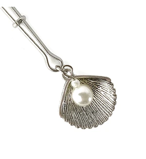 Затискач для клітора Art of Sex - Clit Clamp Silver Pearl