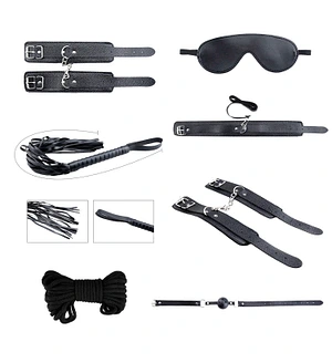 Набір аксесуарів БДСМ Alive Secret Desires Black Kit (8 pcs)