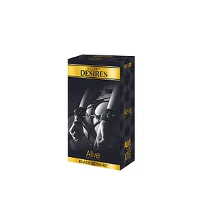 Набір аксесуарів БДСМ Alive Secret Desires Black Kit (8 pcs)