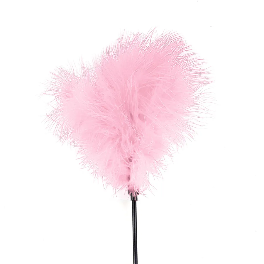 Лоскітка з пером індика Art of Sex – Feather Paddle, синя