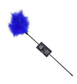 Лоскітка з пером індика Art of Sex – Feather Paddle, синя
