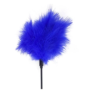 Лоскітка з пером індика Art of Sex – Feather Paddle, синя