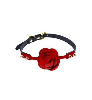Розкішний кляп у вигляді троянди Zalo - Rose Ball Gag, подвійне використання