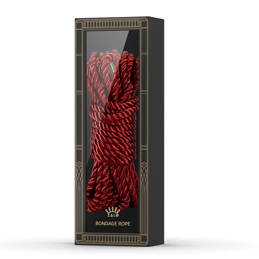 Розкішна мотузка для Шибарі Zalo Bondage Rope Black