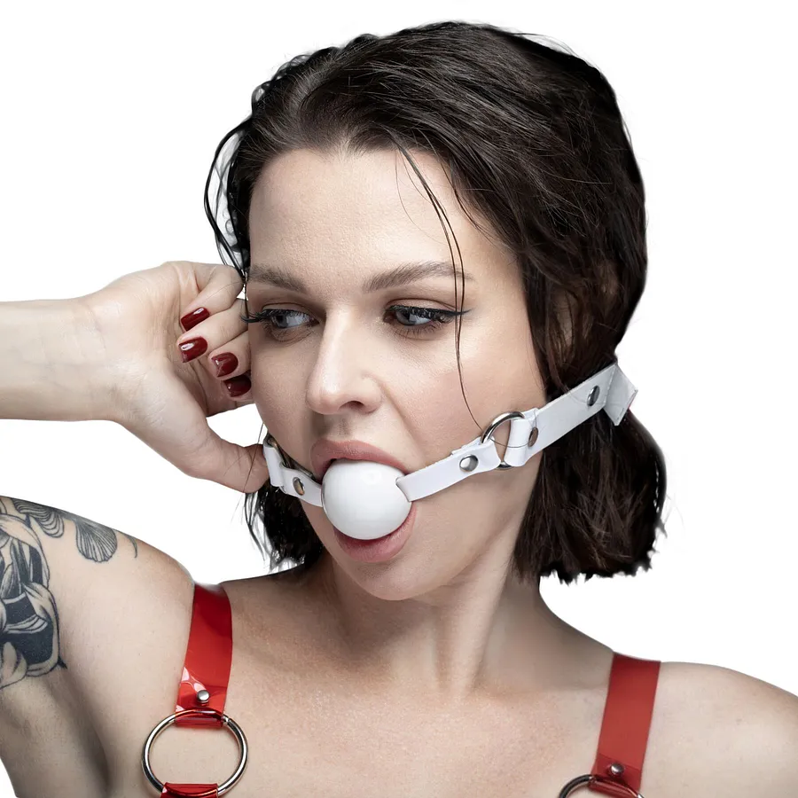 Кляп силіконовий Feral Feelings Silicon Ball Gag Black/Black, чорний ремінець, чорна кулька