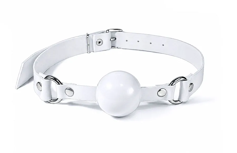 Кляп силіконовий Feral Feelings Silicon Ball Gag Black/Black, чорний ремінець, чорна кулька