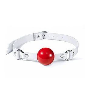 Кляп силіконовий Feral Feelings Silicon Ball Gag Black/Black, чорний ремінець, чорна кулька