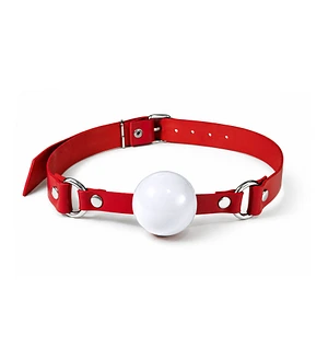 Кляп силіконовий Feral Feelings Silicon Ball Gag Black/Black, чорний ремінець, чорна кулька