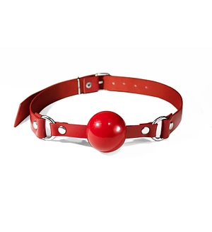 Кляп силіконовий Feral Feelings Silicon Ball Gag Black/Black, чорний ремінець, чорна кулька