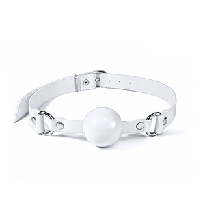 Кляп силіконовий Feral Feelings Silicon Ball Gag Black/Black, чорний ремінець, чорна кулька