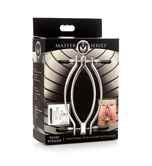 Затискач для статевих губ Master Series: Pussy Tugger Adjustable Vagina Clamp with Chain