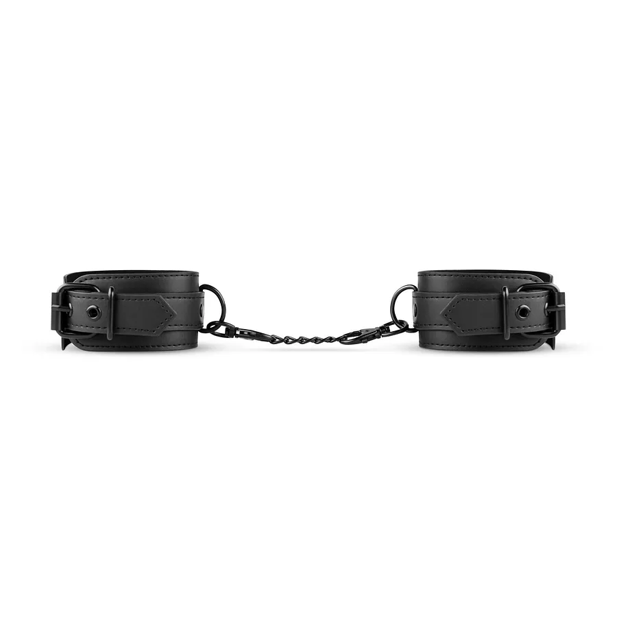 Поножі Bedroom Fantasies: Faux Leather Ankle Cuffs, чорні