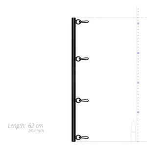 Фіксатор для рук та ніг Bedroom Fantasies: Spreader Bar Lightweight Restraint Bar, чорний