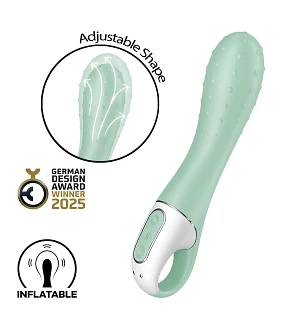 Вібратор точки G Satisfyer Air Pump Vibrator 3, надувається, 12 режимів вібрації