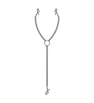 Затискачі для сосків та клітора Bedroom Fantasies: Nipple & Clitoral Clamps, чорні