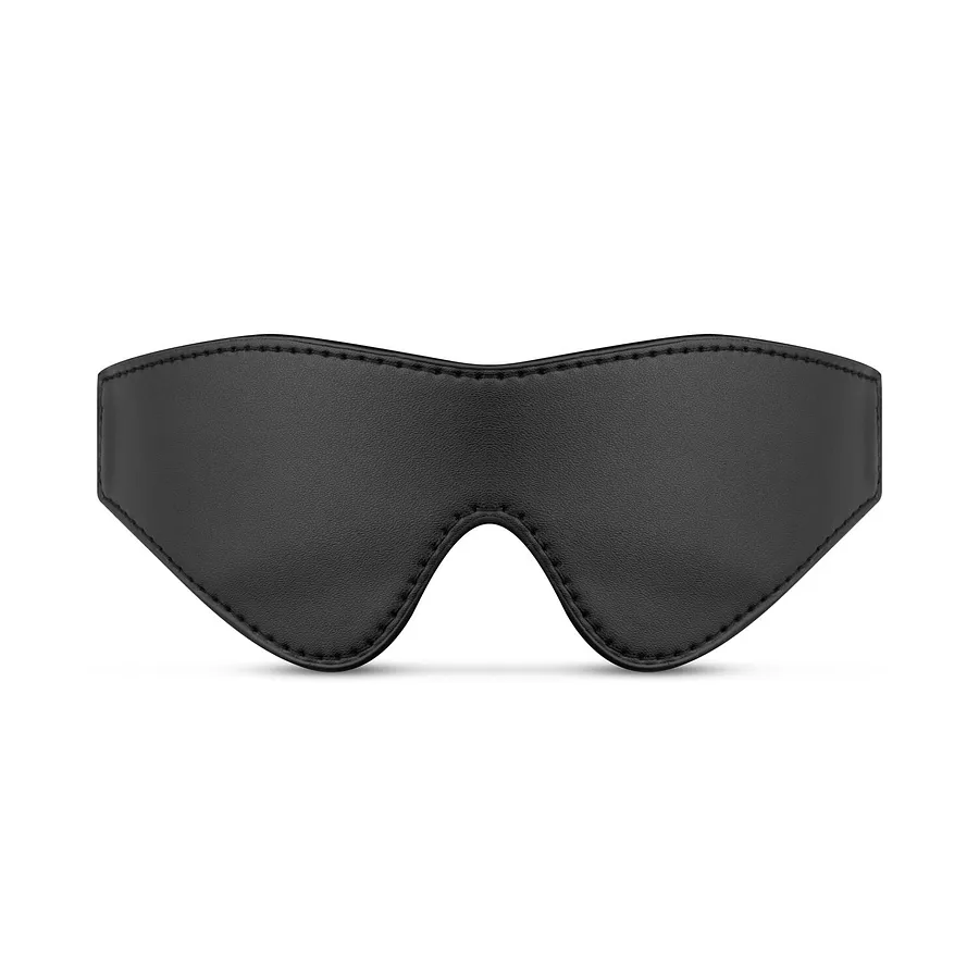 Маска Bedroom Fantasies: Faux Leather Blindfold, чорна