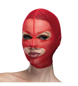 Маска сітка з відкритим ротом та очима Feral Feelings - Mask Black