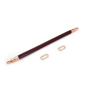 Фіксатор-розпірка для ніг або рук Liebe Seele Wine Red Spreader Bar, дерево + натуральна шкіра