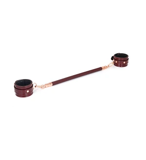 Фіксатор-розпірка для ніг або рук Liebe Seele Wine Red Spreader Bar, дерево + натуральна шкіра