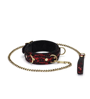 Нашийник з повідцем Liebe Seele Victorian Garden Collar with Leash