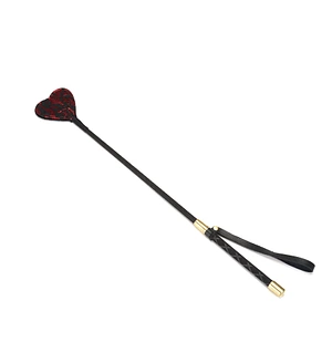 Шльопалка-сердечко Liebe Seele Victorian Garden Riding Crop, двостороння