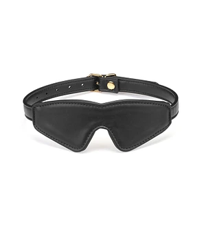 Маска на очі Liebe Seele Black Organosilicon Blindfold, екошкіра