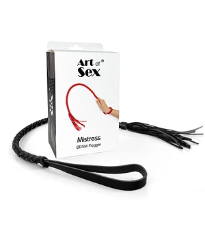 Батіг з екошкіри Art of Sex - Mistress, червоний