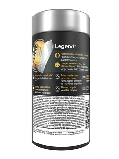 Презервативи ONE Legend XL, 12 шт, збільшений розмір, розширення на кінці, подарункове паковання-тубус