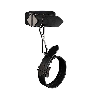 Фіксатори для рук та ніг LOCKINK Wristcuffs/Anklecuffs, коричневі, натуральна шкіра