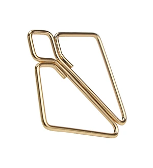 Затискачі для сосків LOCKINK Minimalism Nipple Clamps, золотисті